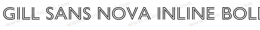 Gill Sans Nova Inline Bold字体转换